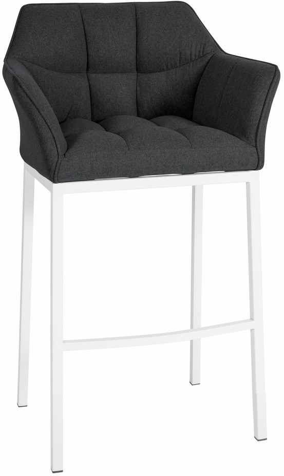 Tabouret de bar damaso w feutre avec structure à 4 pieds