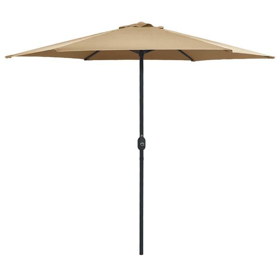 Parasol d'extérieur et mât en