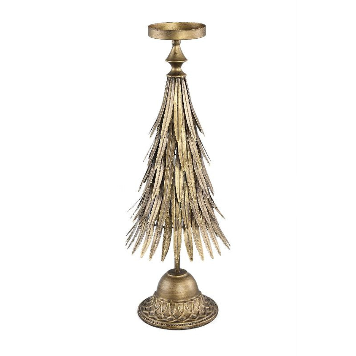 Ptmd objet décoratif wellz - 22x22x56 cm - métal - l'or