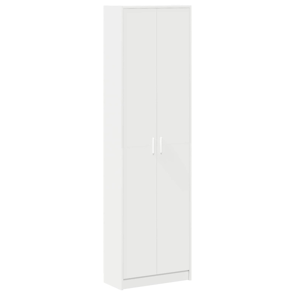 Armoire avec étagère blanc 55 x 25 x 189 cm bois d'ingénierie