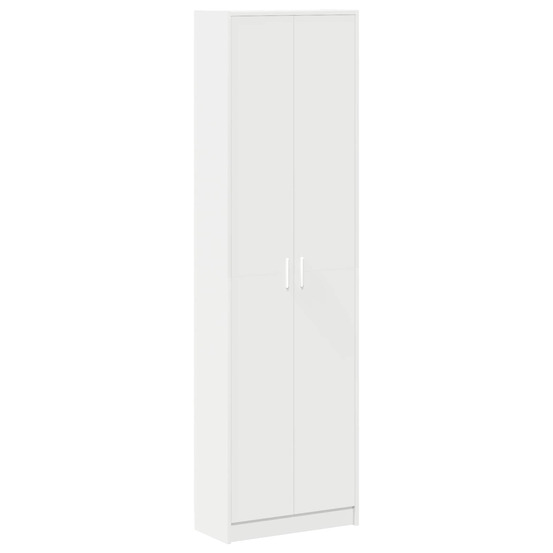 Armoire avec étagère blanc 55 x 25 x 189 cm bois d'ingénierie
