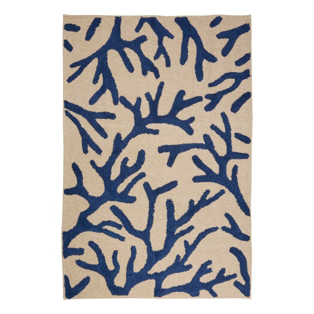 Tapis oceania 120x170cm bleu