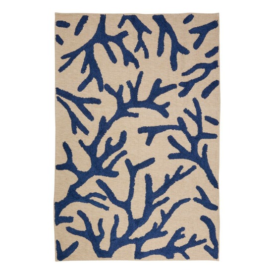 Tapis oceania 120x170cm bleu
