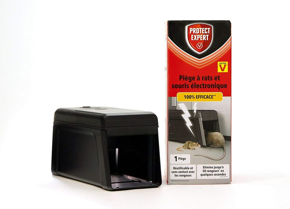 Rasoutrap- piège à rat electronique -rapide, précis et facile à utiliser - aucun contact avec le rongeur