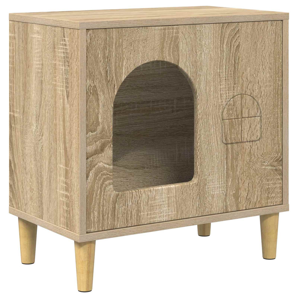 Maison pour chat sonoma 51 x 30 x 52 cm bois d'ingénierie