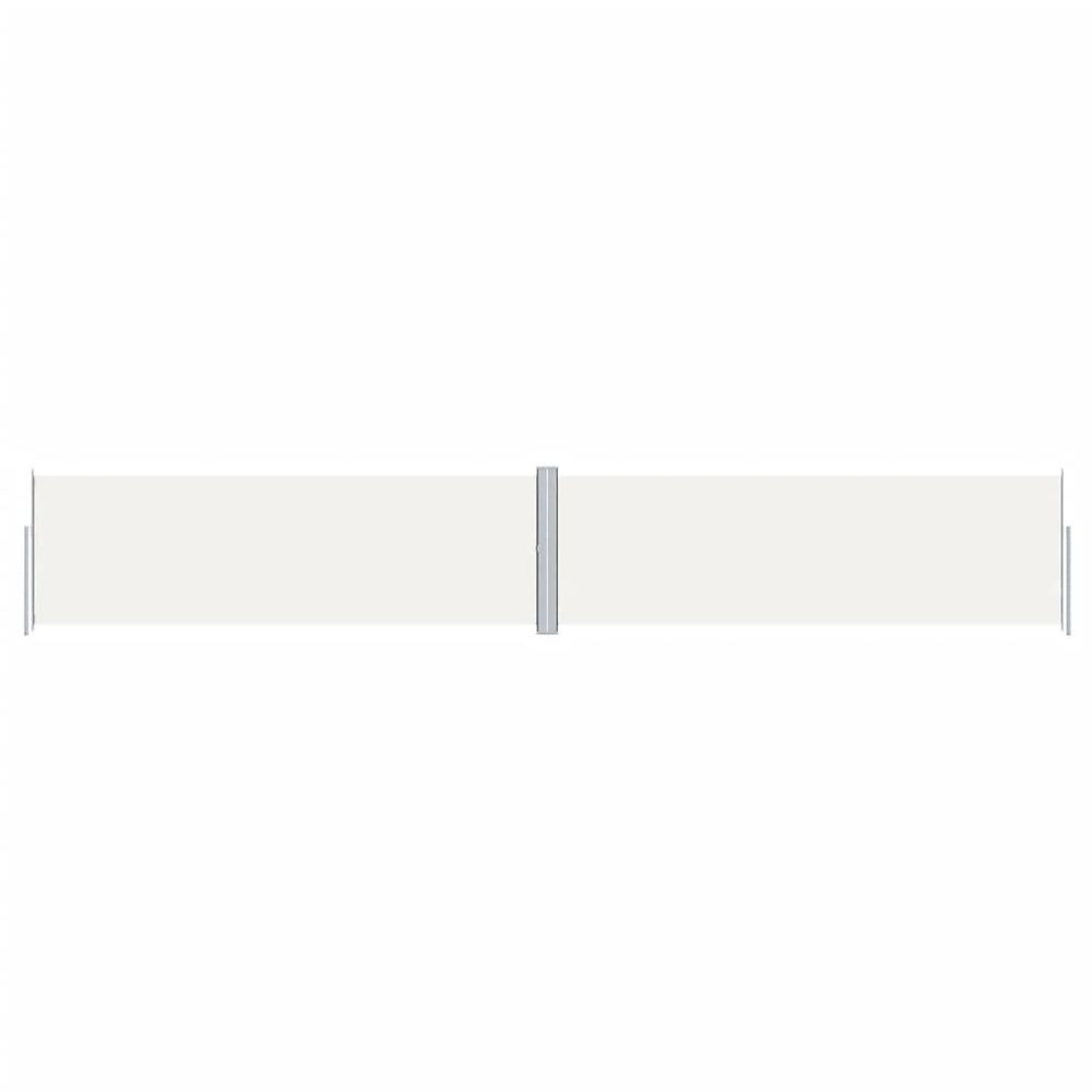 Auvent latéral rétractable crème 160x1000 cm