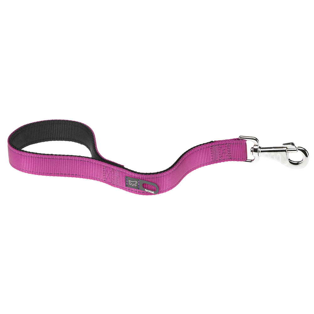 Dual gm25/45 colours laisse chien25 mm x l 45 cm violet