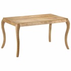 Table de design bois de manguier massif - 135cm