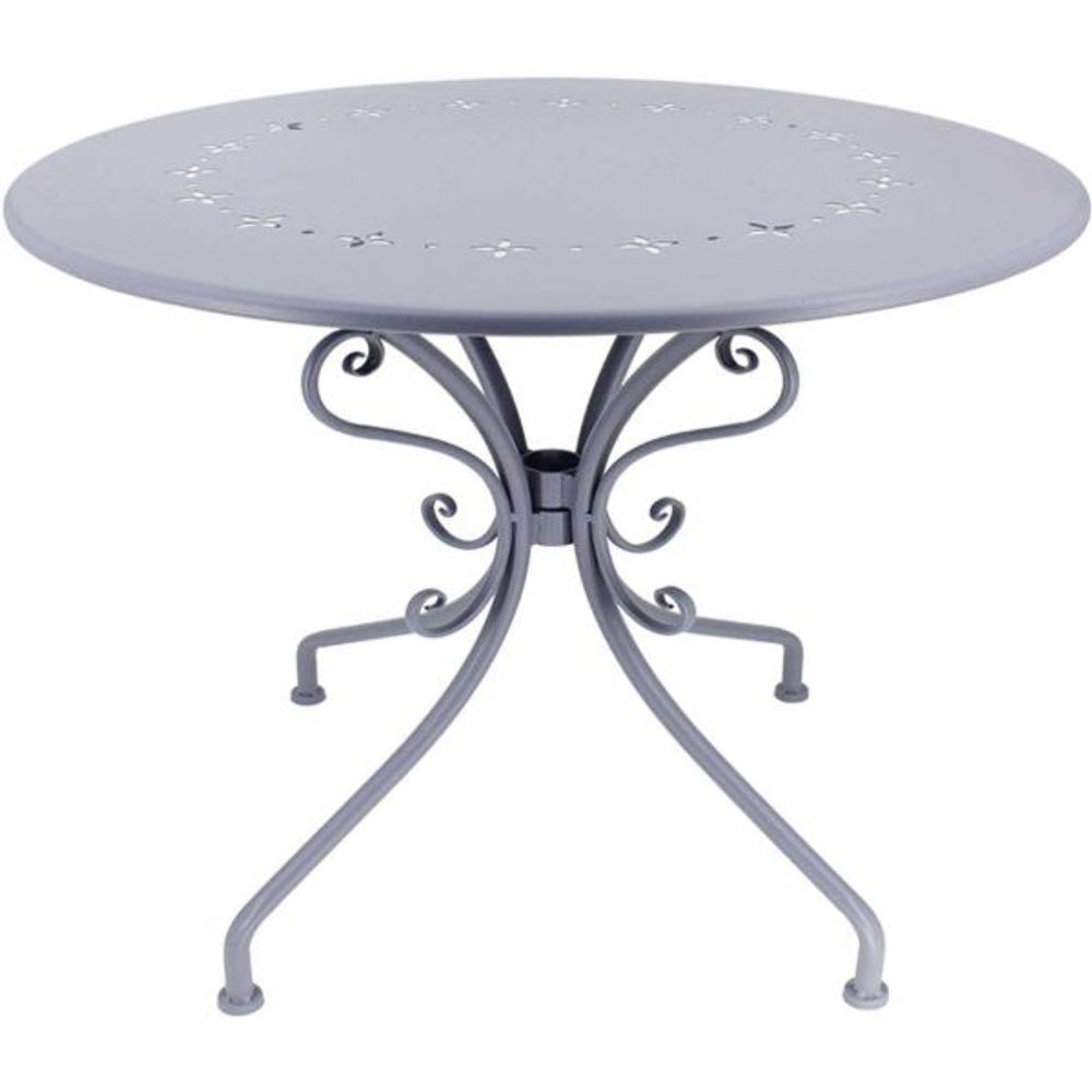 Table ronde en fer 70 cm belle époque