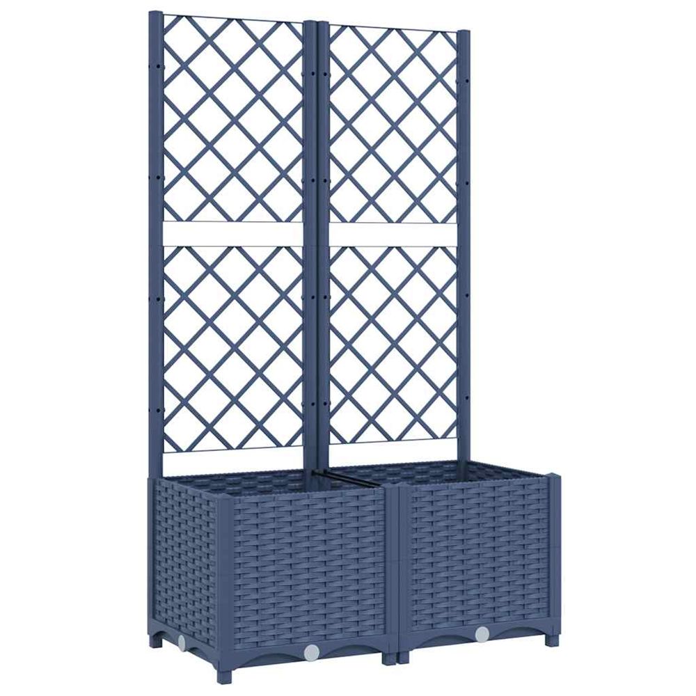 Jardin gris bleu 80 x 40 x 136 cm