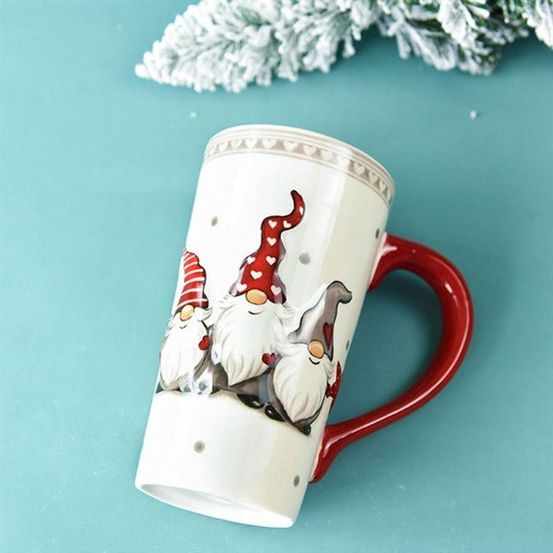 Grande tasse de noël - lutins joyeux
