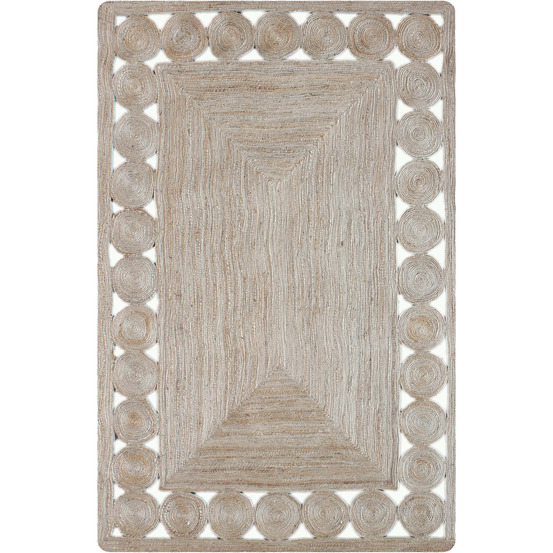 Tapis en jute naturelle begonia 230 x 160 cm