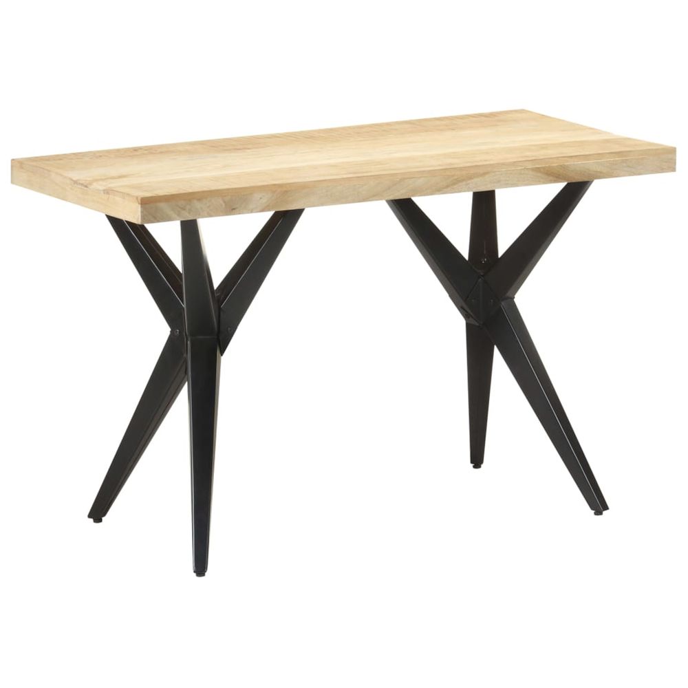 Table à manger 120x60x76 cm bois de manguier massif