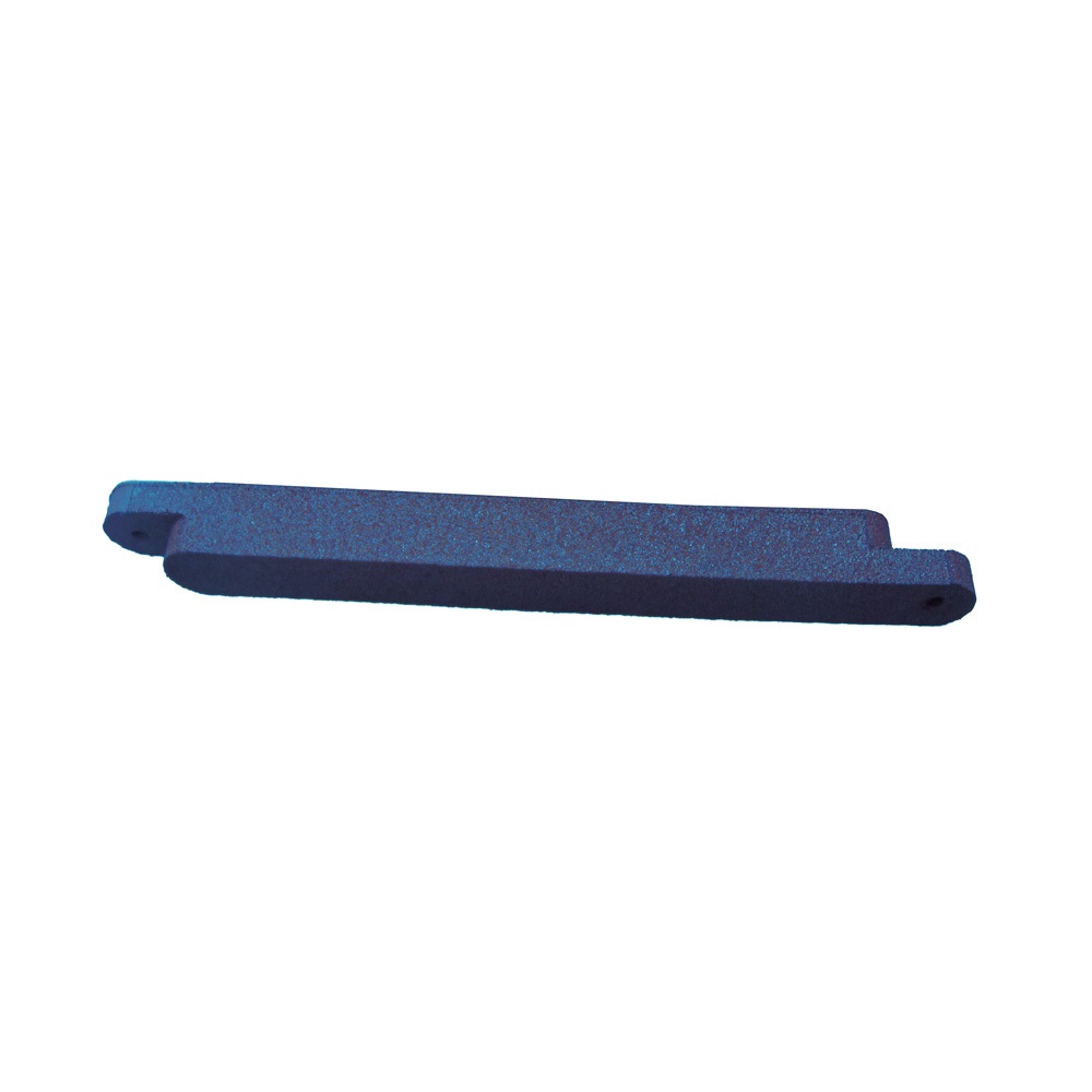 Bord en caoutchouc - pièce latérale - 100 x 10 x 10 cm - bleu