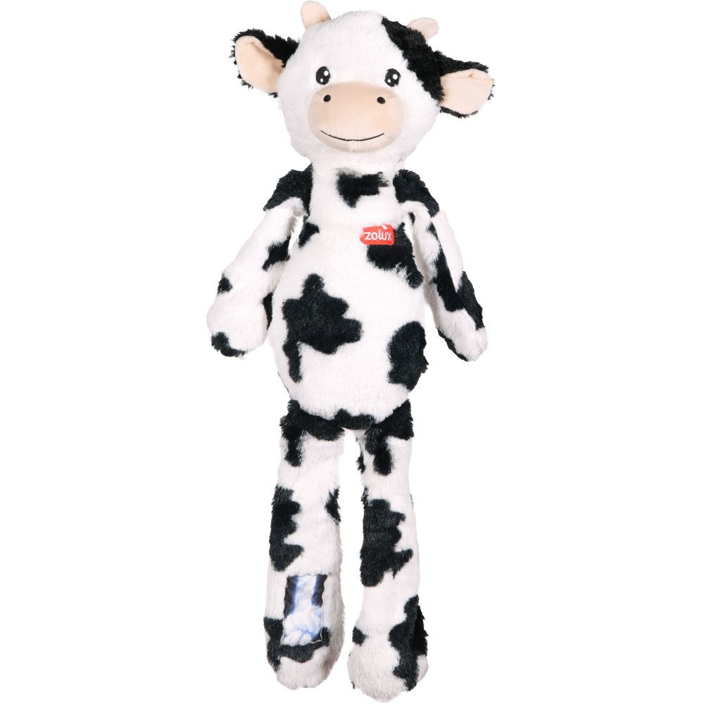 Peluche furry farm isache la vache 60cm pour chien