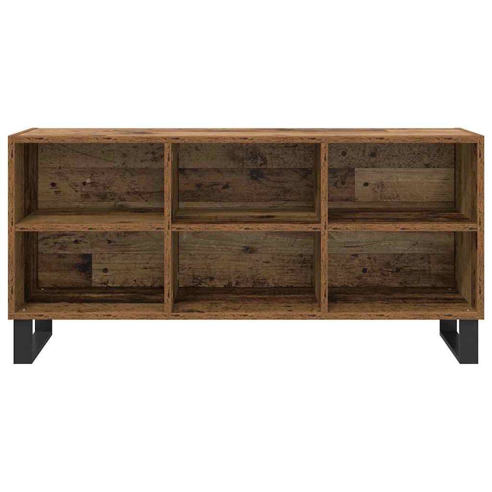 Meuble tv 103,5 x 30 x 50 cm bois ancien bois d'ingénierie