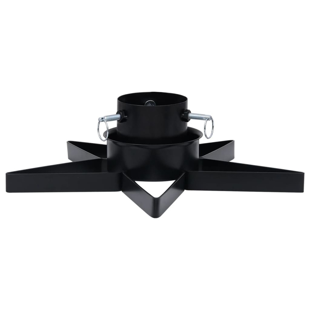 Support de sapin de noël noir 47x47x13,5 cm