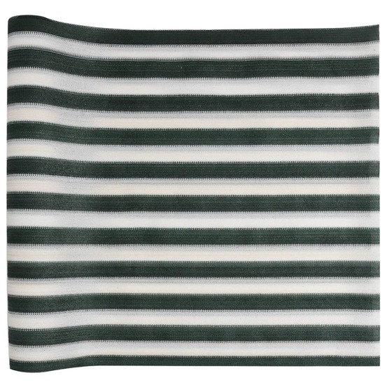 Filet brise-vue vert et blanc 1,5x10 m pehd 195 g/m²