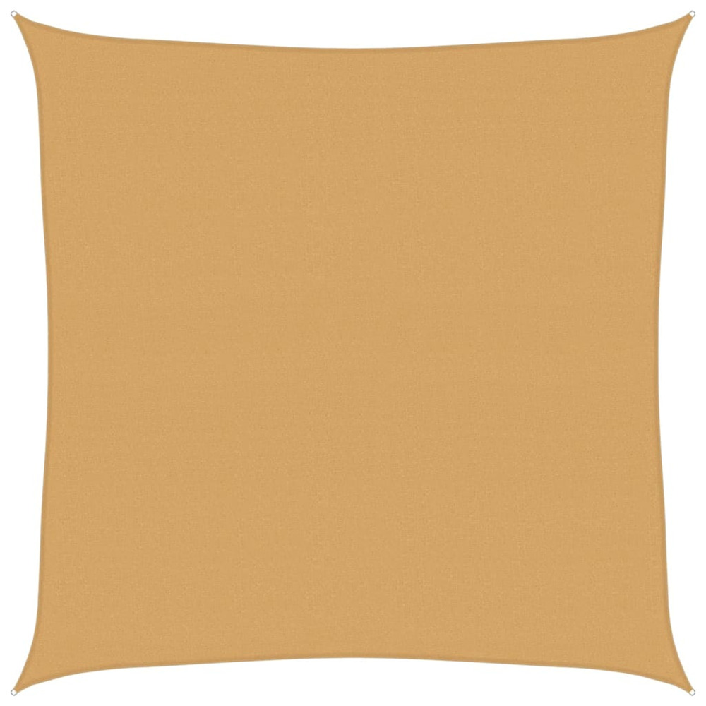 Voile d'ombrage 160 g/m² carré sable 4,5x4,5 m pehd