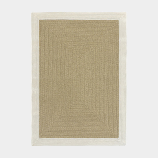 Tapis imitation fibres naturelles extérieur et intérieur - provence - aspect jute - 120 x 170 cm