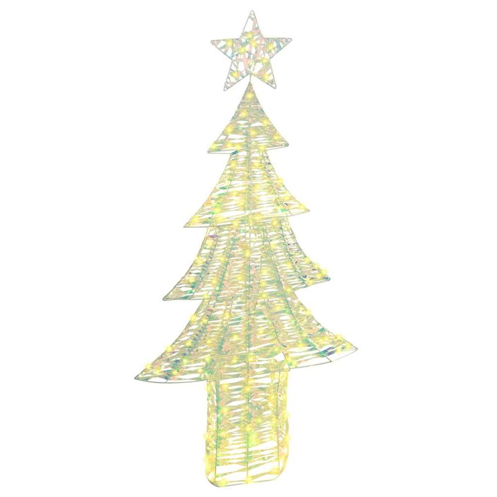 Sapin de noël 240 led blanc chaud 181 cm pet