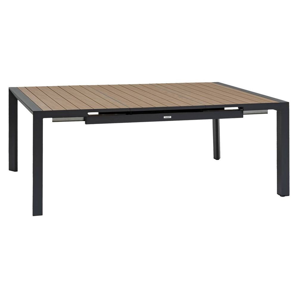 Table de jardin extensible carrée 