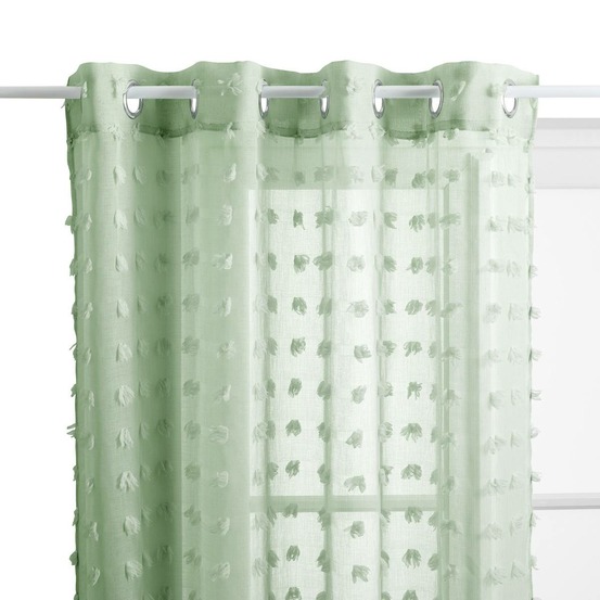 Voilage lily 240x140cm vert céladon