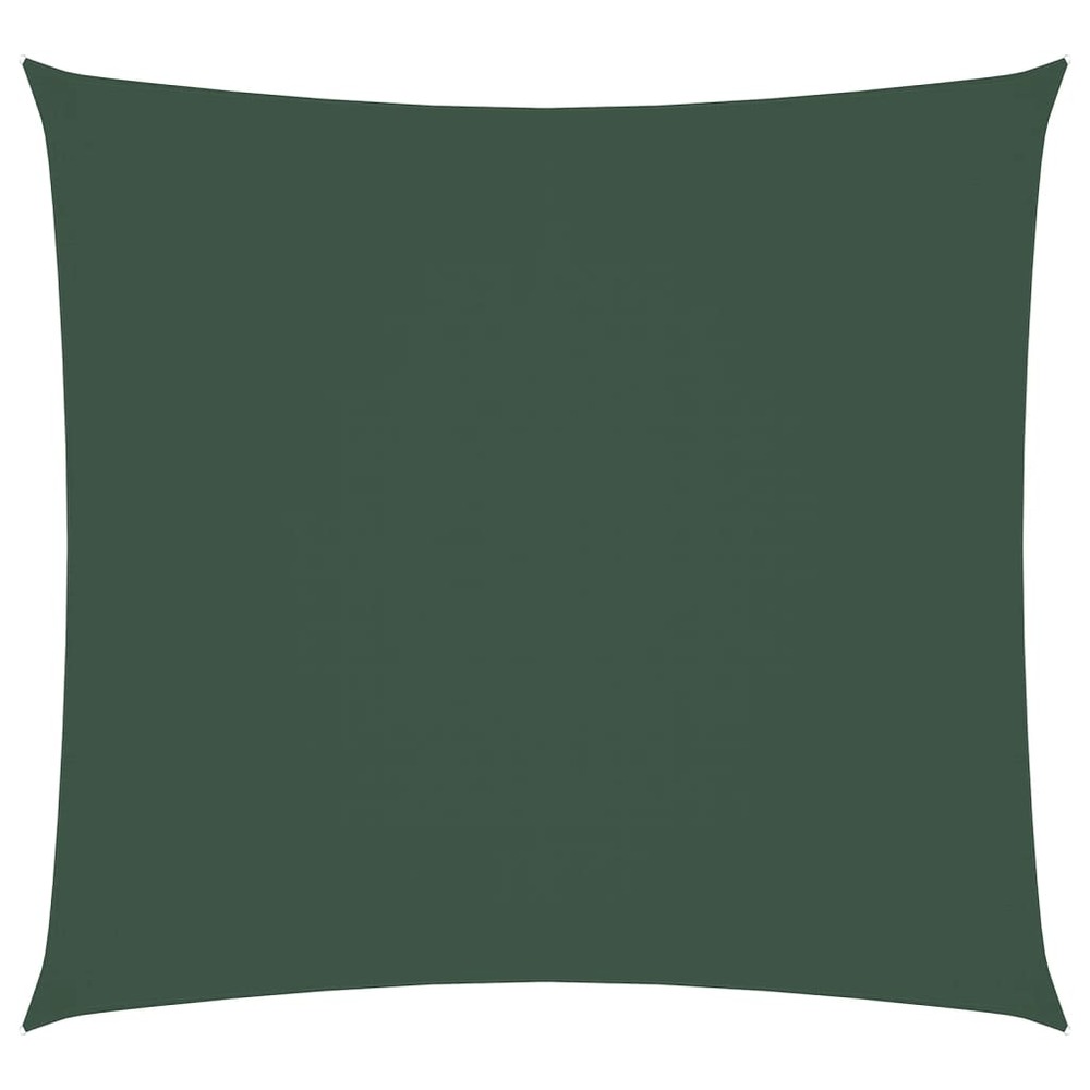 Voile de parasol tissu oxford carré 2,5x2,5 m vert foncé