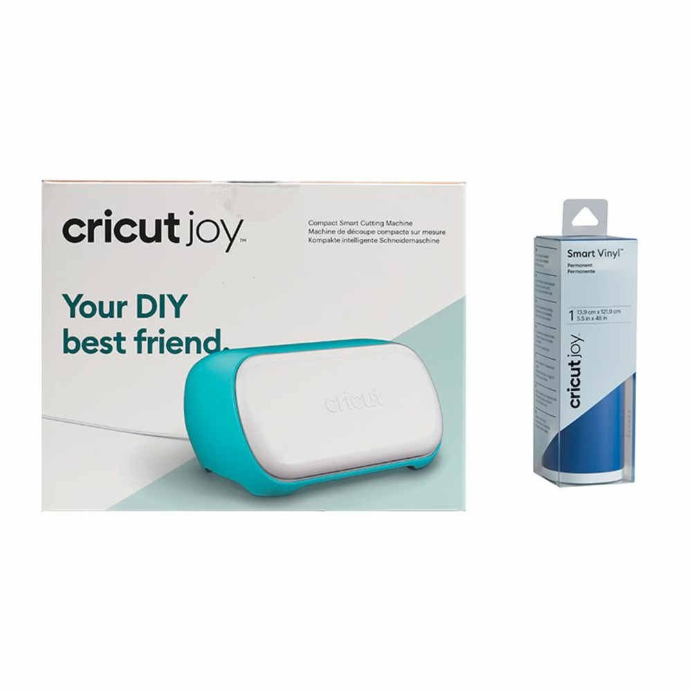 Machine de découpe cricut joy + vinyle permanent bleu 121,9 x 13,9 cm