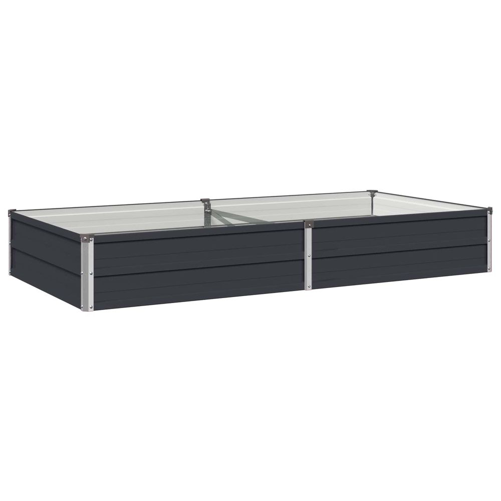 Jardin surélevé anthracite 160 x 80 x 24 cm
