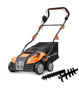 Scarificateur Émousseur Électrique 2-en-1 CHESTER - 1800W - Largeur 40cm - Bac 55L
