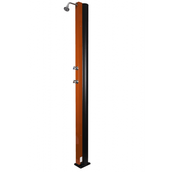 Douche de piscine solaire orange 30l