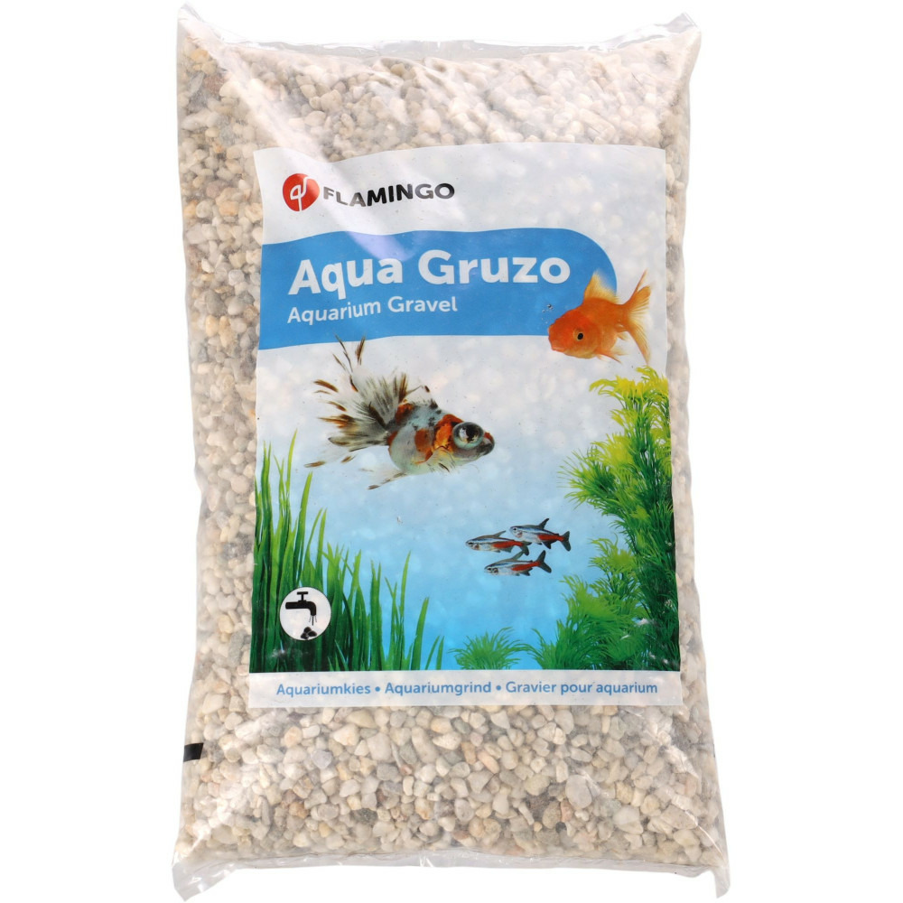 Gravier gruzo gris 2.5 kg pour aquarium
