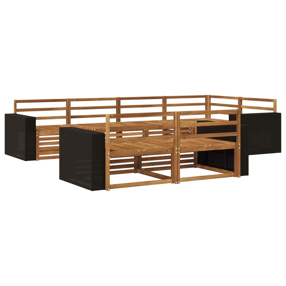 Ensemble de canapés d'extérieur 7 pc naturel