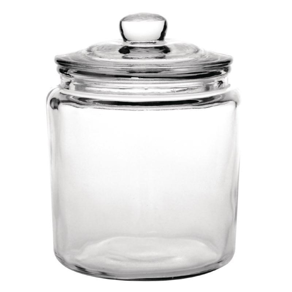 Grand bocal à biscuit en verre 6,35 l - olympia