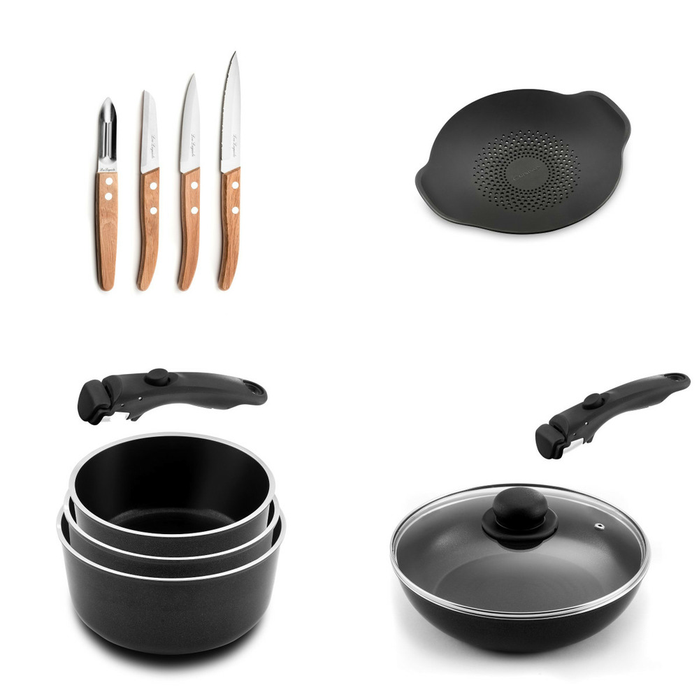 Arom - batterie de cuisine 12 pièces