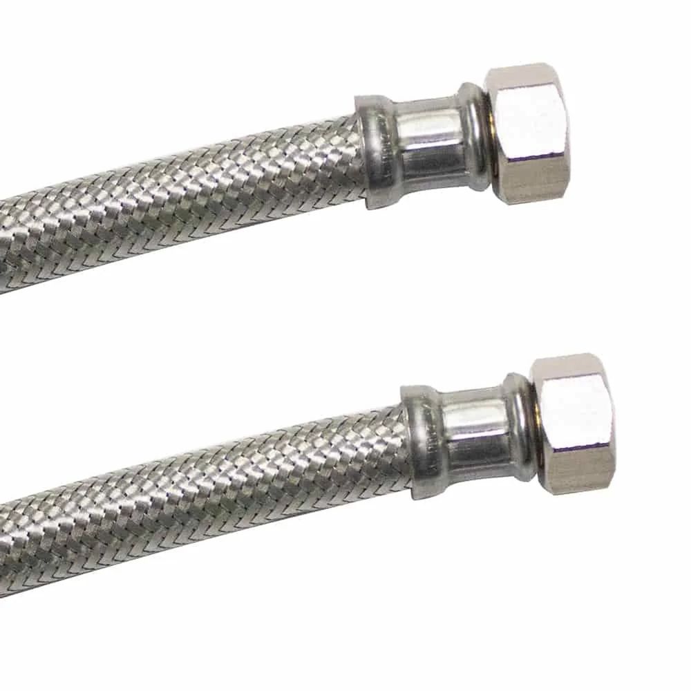 Flexible inox 3/4' dvgw - tuyau blindé pour eau potable et sanitaire
