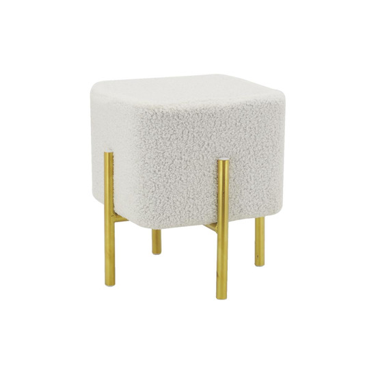 Tabouret carré pied doré gatsby