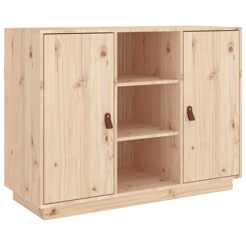 Buffet bahut commode armoire meuble de rangement organisateur cuisine salle de séjour salon 100 x 40 x 75 cm bois massif de p