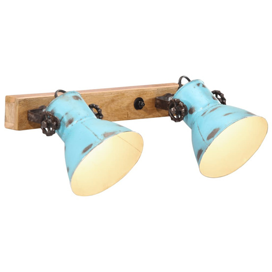 Lampe murale 25 w bleu délavé 45x25 cm e27