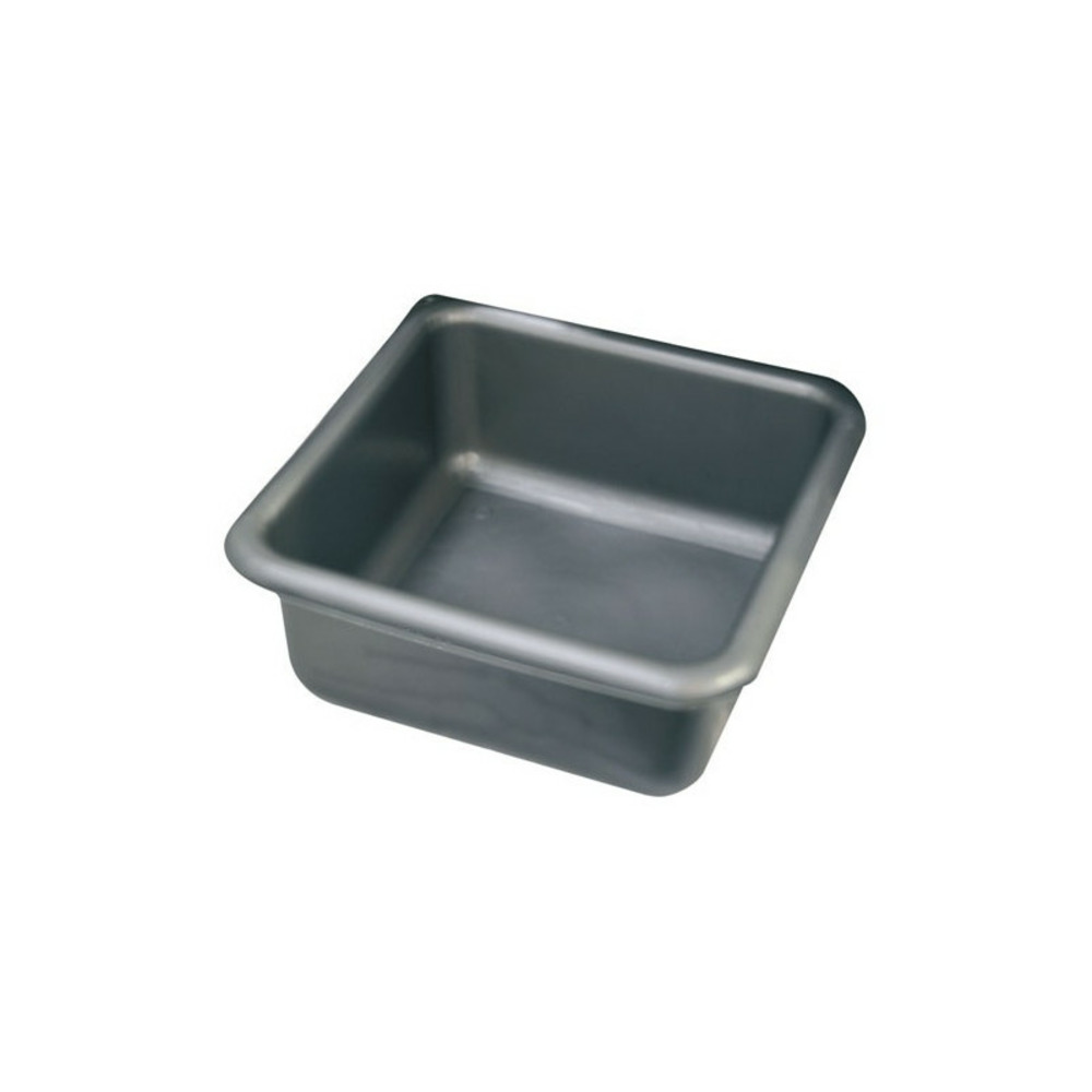Cuvette carree 15l 38cm silver aluminium et plastiq - cc38