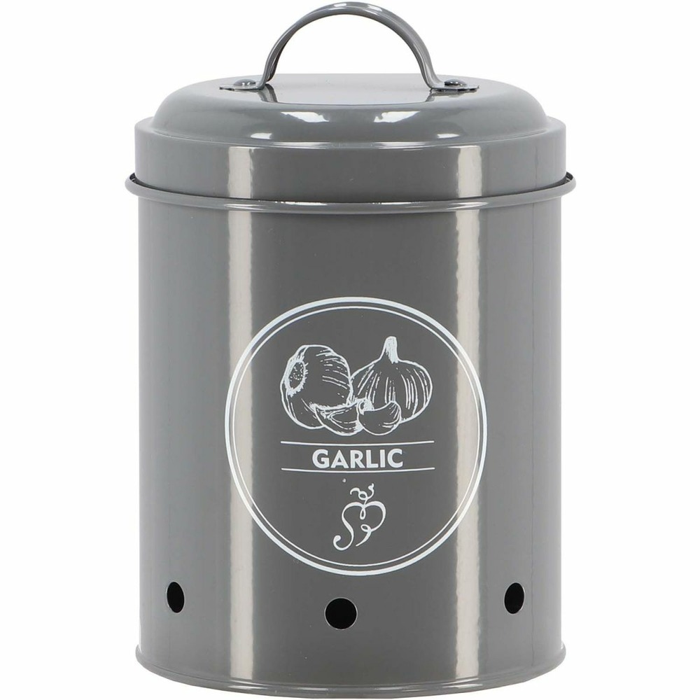 Boite de conservation en métal garden ail