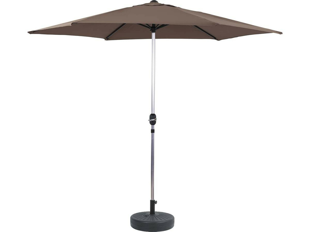 Parasol jardin droit alu 
