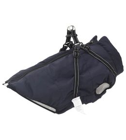 Manteau pour chien bleu marine l68 fleece et polyester
