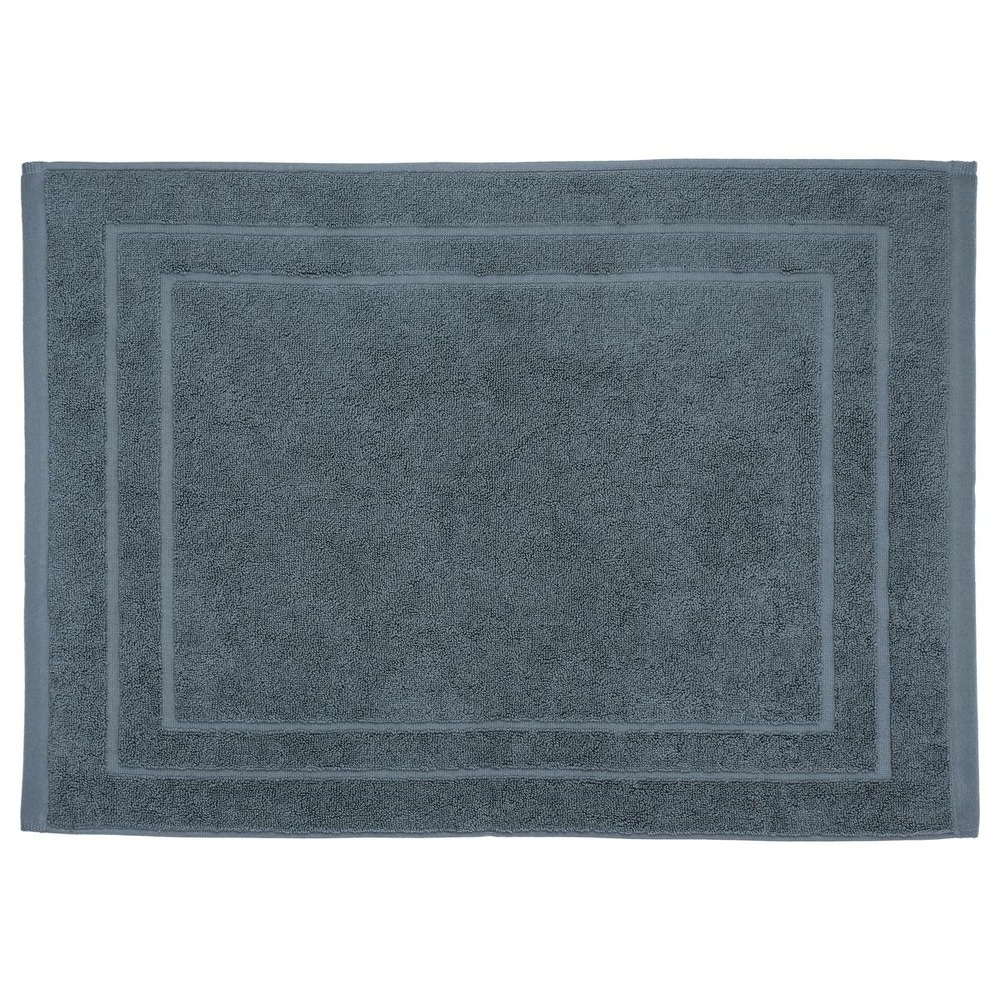 Tapis de bain - coton - gris foncé - 50x70 cm