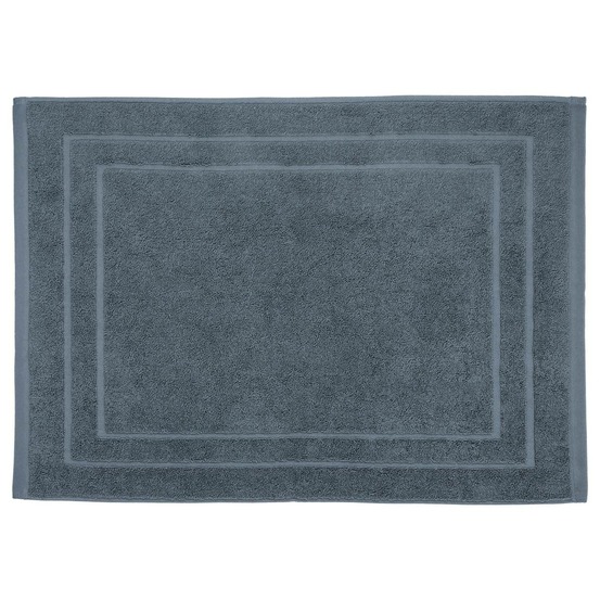 Tapis de bain - coton - gris foncé - 50x70 cm