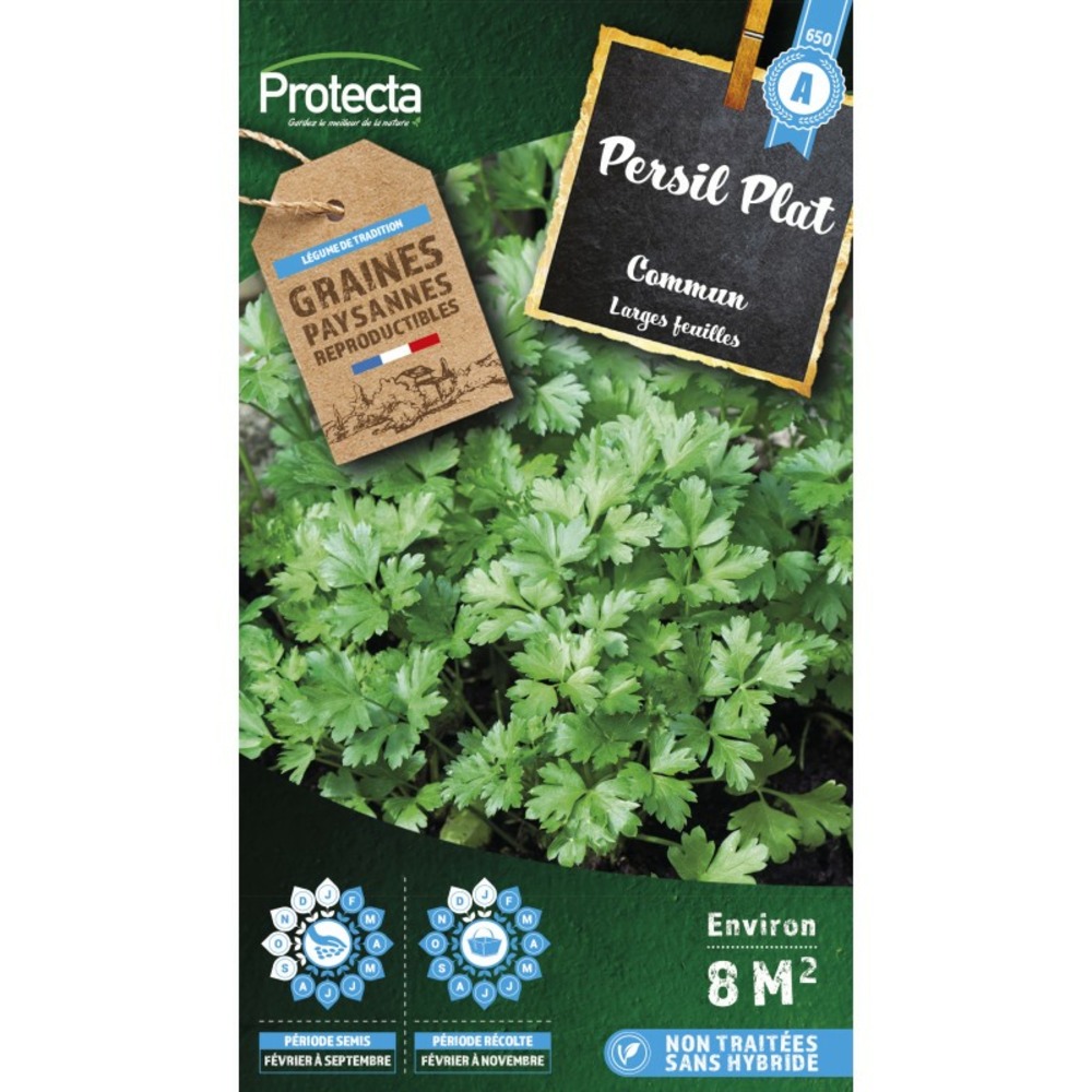 Graines paysannes - persil plat commun