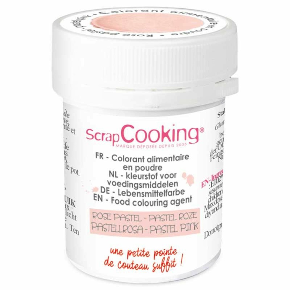 Colorant alimentaire rose pastel 5 g