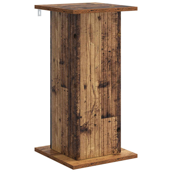 Support de plante bois ancien 30,5 x 30 x 60,5 cm