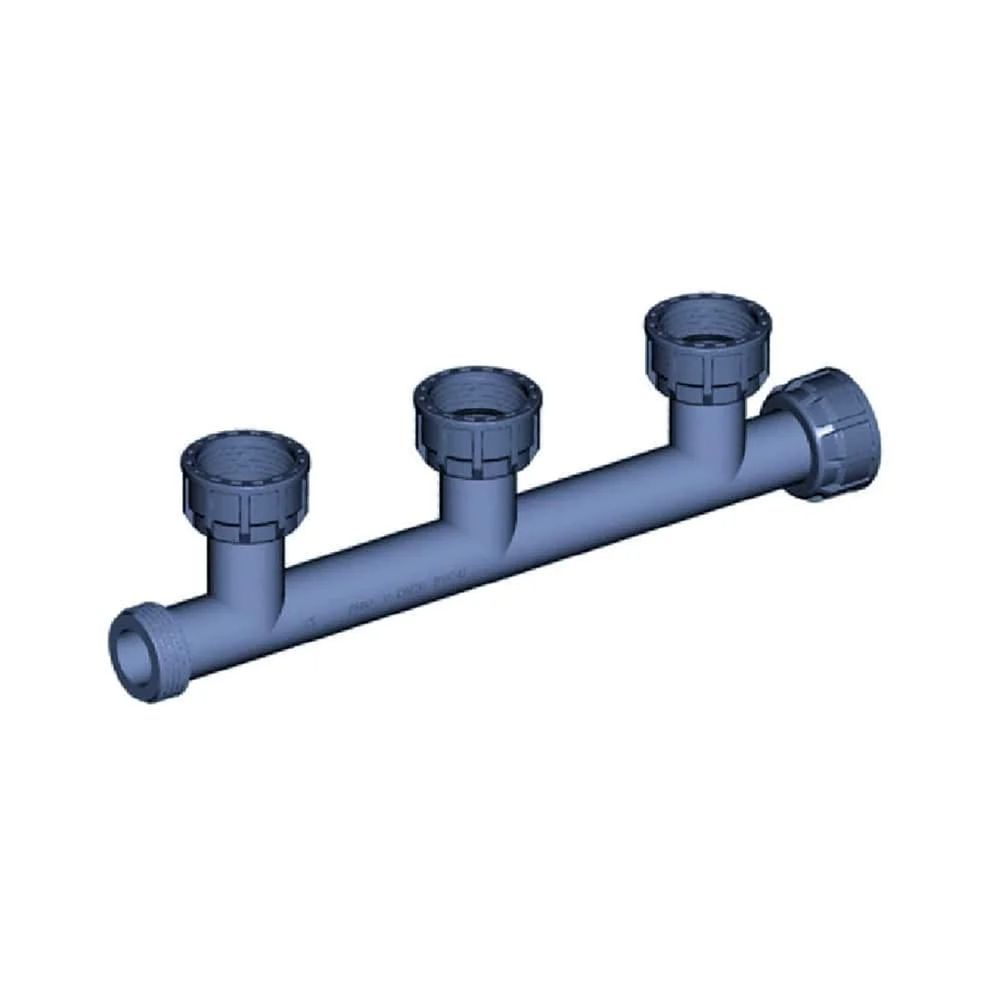 Collecteur pvc 1 pouce, 3 voies - raccord plomberie